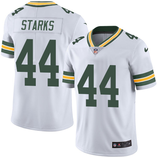 Youth Limited James Starks Nike Jersey White - #44 Rush NFL Green Bay Packers